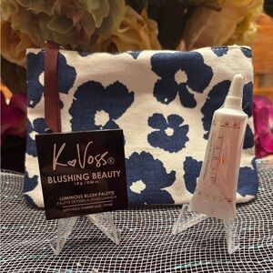 KVOSS Blushing Beauty LUMINOUS BLUSH in Rosy + FARAH’s Smooth Focus Face Primer